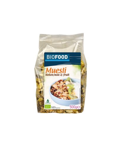 Мюсли с ядки и плодове, БИО, 500 g
