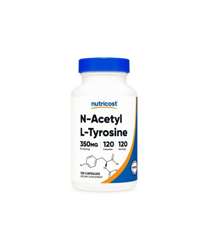 Нервна и мозъчна дейност - Н-Ацетил Л-Тирозин (N-Acetyl L- Tyrosine), 120 капсули Nutricost