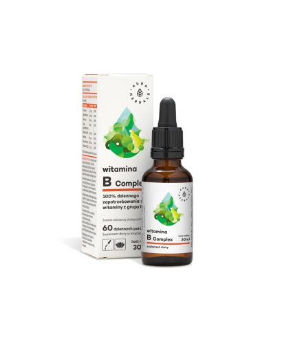 Нервна система - Витамин В комплекс, 30 ml капки Aura Herbals