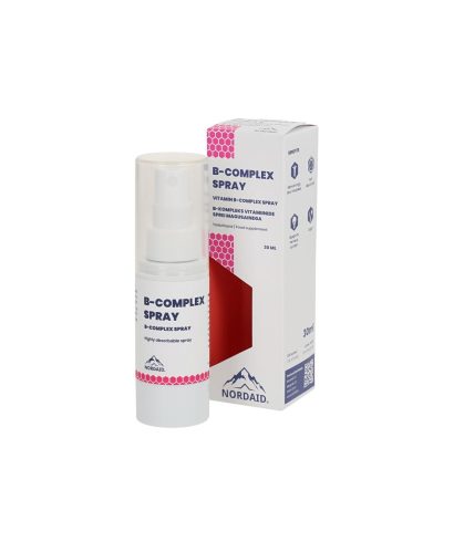 Нервна система - Витамин В-Комплекс спрей за уста с вкус на мента, 30 ml / 200 впръсквания Nordaid