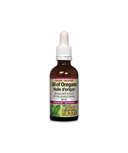 Oil Оf Oregano Organic/ Риган органик (масло) 30 mg х 60 ml/ 375 дози Natural Factors