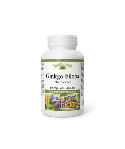 Памет и концентрация - Гинко билоба Фитозоми, 60 mg x 60 капсули