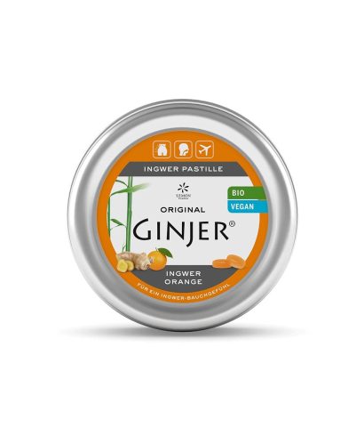 Пастили с Джинджифил и Портокал, 40 g Lemon Pharma