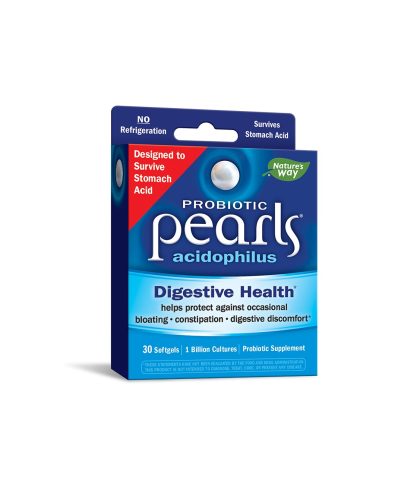 Pearls® Probiotic / Пърлс® Пробиотик, 1 млрд. активни пробиотици x 30 софтгел капсули Nature’s Way
