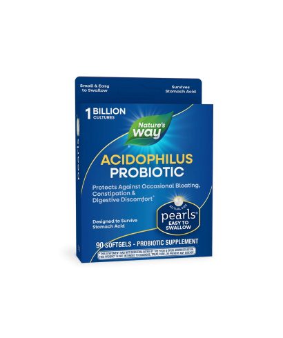 Pearls® Probiotic/ Пърлс® Пробиотик, 1 млрд. активни пробиотици x 90 софтгел капсули Nature’s Way