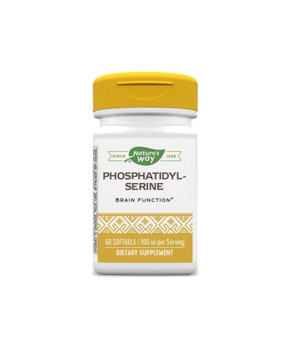 Phosphatidyl-Serine - Фосфатидил-серин - за здравето на мозъка - 100 mg, 60 софтгел капсули Nature’s Way