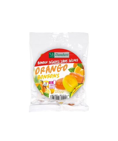 Плодови бонбони за смучене (без захар), 75 g