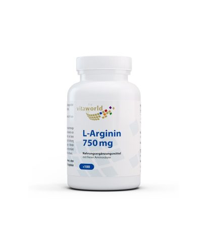 Поддържа мускулите - Л-Аргинин, 750 mg х 100 капсули