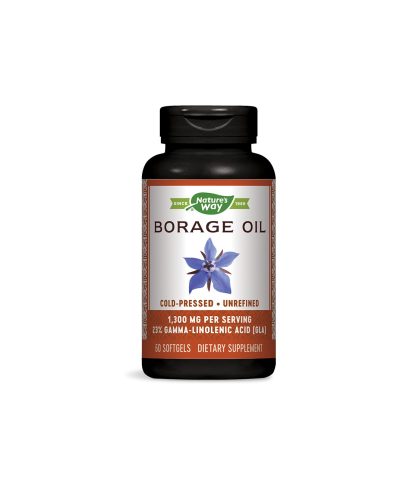 Borage Oil 23% GLA/ Пореч масло 1300 mg х 60 капсули Nature’s Way