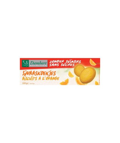 Портокалови бисквити без захар, 160 g