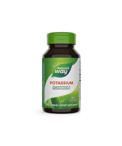 Калий - здраве за сърдечно-съдовата система и мускулите, 99 mg, 100 капсули