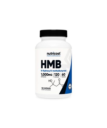 При активен спорт - HMB (Бета-хидрокси-бета-метилбутират), 500 mg/120 капсули, 60 дози Nutricost