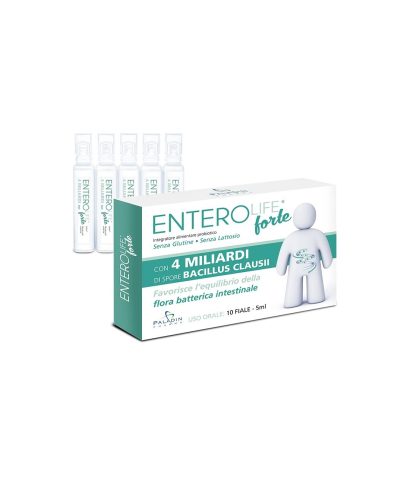Пробиотик EnteroLife® Форте, 4 млрд. пробиотици, 10 флакона x 5 ml