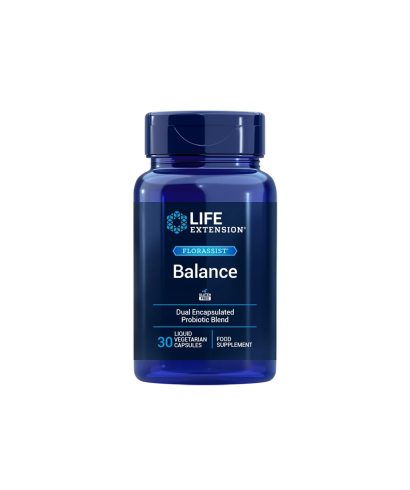 Пробиотик Florassist™ Balance, 15 млрд. CFU/ 50 mg х 30 капсули