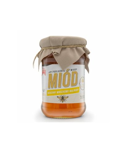 Пролетен пчелен мед от цвят на  глухарче и малини, 400 g Dary Natury