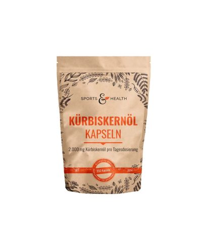 Простата и уринарен тракт - Масло от тиквени семки, 500 mg х 350 капсули