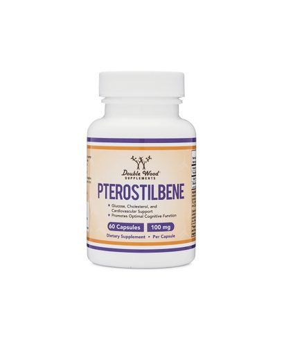 Pterostilbene/ Птеростилбен, 100 mg, 60 капсули Double Wood