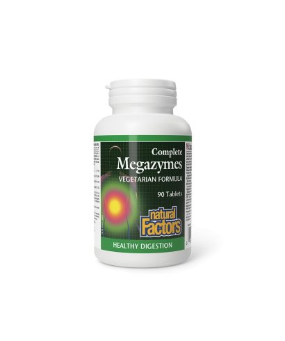 Растителни храносмилателни ензими - Complete Megazymes, 90 таблетки