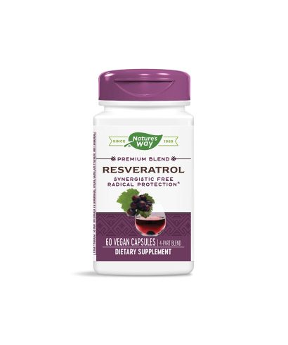 Resveratrol - Ресвератрол, 60 капсули  Nature’s Way