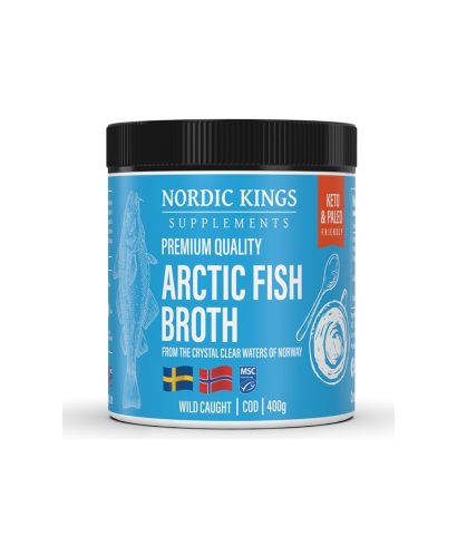 Рибен бульон от Арктическа риба (MSC), 400 g прах Nordic Kings