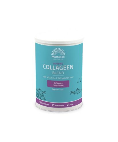 Рибен колаген тип I с витамин С и Хиалуронова киселина - Marine Collagen Peptan, 300 g