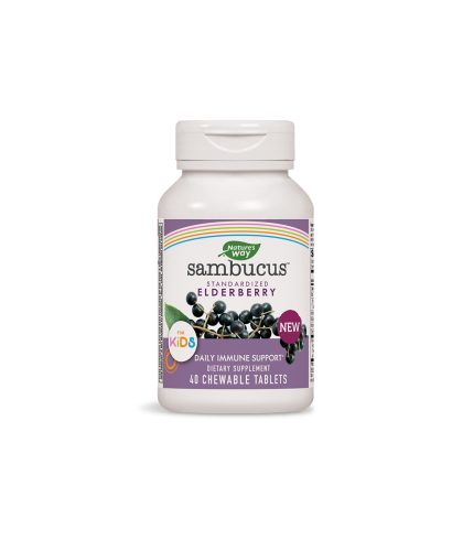 Sambucus for Kids / Самбукус за деца x 40 дъвчащи таблетки Nature’s Way