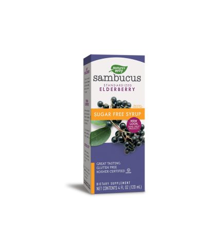 Sambucus Sugar Free Syrup/ Самбукус сироп без захар x 120 ml Nature’s Way
