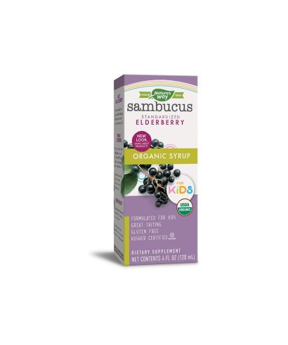 Sambucus Organic Syrup for Kids/ Самбукус Оргáник сироп за деца х 120 ml Nature’s Way