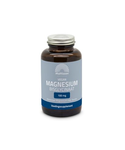 Сърдечна и мускулна функция - Магнезий (бисглицинат), 90 таблетки Mattisson Healthstyle