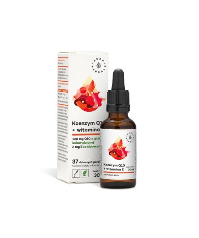 Сърдечно-съдова система - Коензим Q10 + Витамин Е, 30 ml капки Aura Herbals