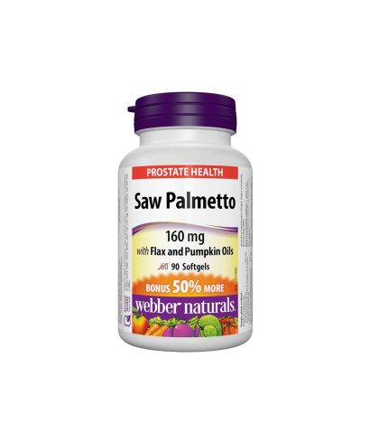 Saw Palmetto With Flax And Pumpkin Oils / Сао палметто (с ленено и тиквено масло), 90 софтгел капсули