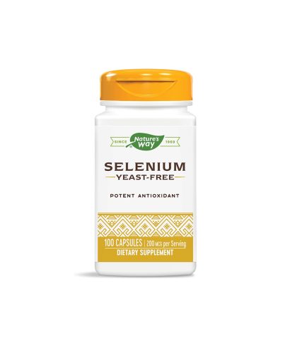 Селен - Selenium 200 mcg, 100 капсули Nature’s Way