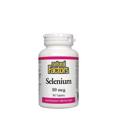 Selenium/ Селен 50 mcg х 90 таблетки Natural Factors