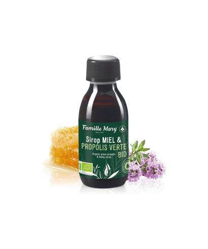 Sirop Miel & Propolis Verte Bio / Сироп с Пчелен мед и Зелен прополис органик, 150 ml Famille Mary