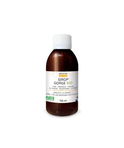 Сироп с пчелен мед, цветен прашец, лимон, прополис и бяла ружа, 150 ml