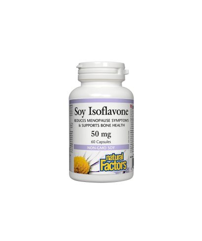 Soy Isoflavone/ Соя Изофлавони 50 mg х 60 капсули Natural Factors