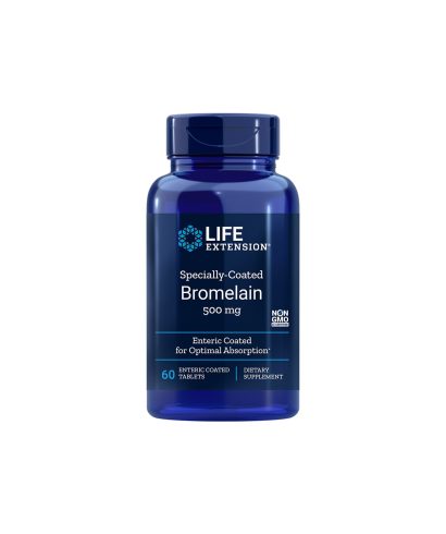 Specially-Coated Bromelain/ Бромелаин 500 mg x 60 стомашно-устойчиви таблетки