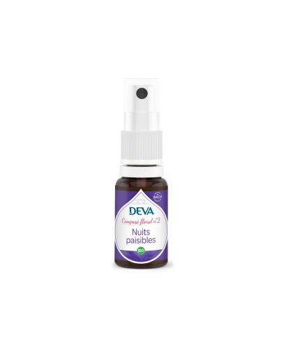 Спокойни нощи, флорални есенции по метода на Бах №2, спрей 15 ml