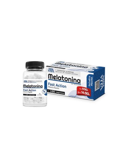 Срещу безсъние - Мелатонин 1 mg + Витамин В, 100 таблетки