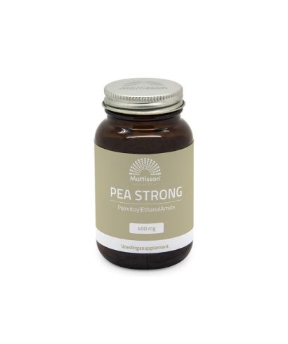 Срещу болка и възпаление - ПЕА (палмитоилетаноламид) - PEA Strong, 400 mg х 90 капсули Mattisson Healthstyle