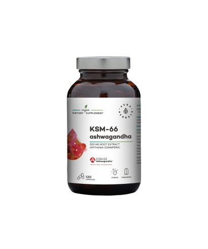 Стрес и добро настроение - Ашваганда (KSM-66), 200 mg х 120 капсули