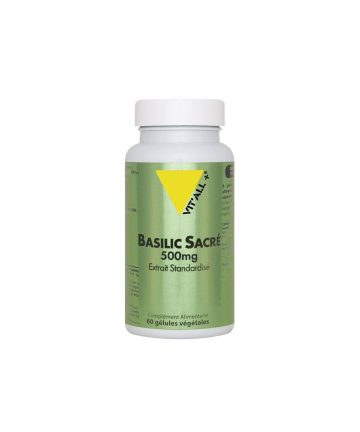 Стрес и добро настроение - Свещен босилек (Тулси), 500 mg х 60 капсули