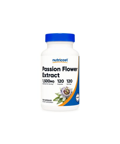 Стрес и напрежение - Пасифлора (Passion Flower Extract ), 375 mg х120 капсули Nutricost