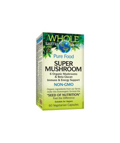 Super Mushroom Whole earth & sea® х 60 капсули Natural Factors