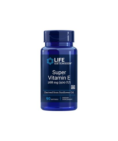 Super Vitamin E/ Супер Витамин Е (d-aлфа токоферол) 400 IU x 90 софтгел капсули