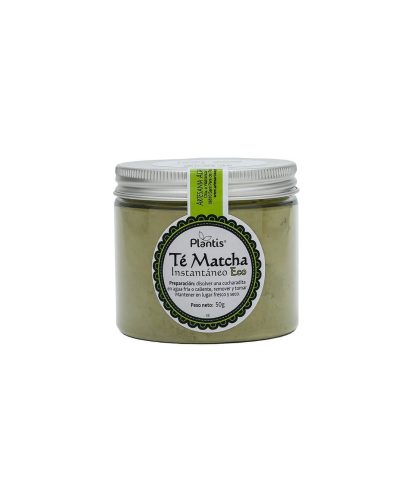 Инстантен чай на прах от био матча – метаболизъм и енергия - Té Matcha Instantáneo Eco Plantis®, 50 g прах