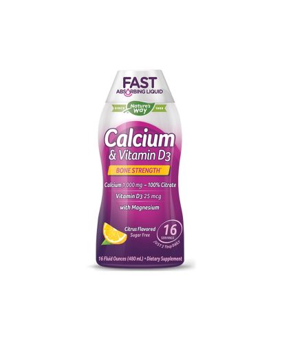 Calcium & Vitamin D3/ Калций и Витамин D3 х 480 ml Nature’s Way