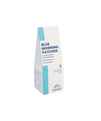 Трансдермални пластири с витамини и билкови екстракти “Blue Morning”, 3 броя Nordaid