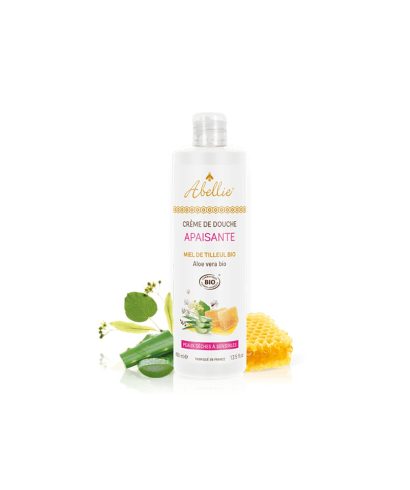 Успокояващ душ за тяло крем с мед и алое вера Organic, 400 ml