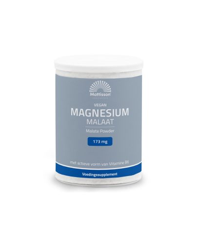В помощ на сърцето и мускулите - Магнезий (малат), 200 g прах Mattisson Healthstyle